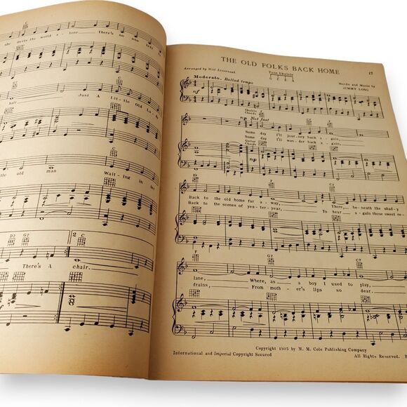 1935 Gene Autry & Jimmy Long Cowboy Songs Mountain Ballads Sheet Music Songbook - Picture 14 of 16